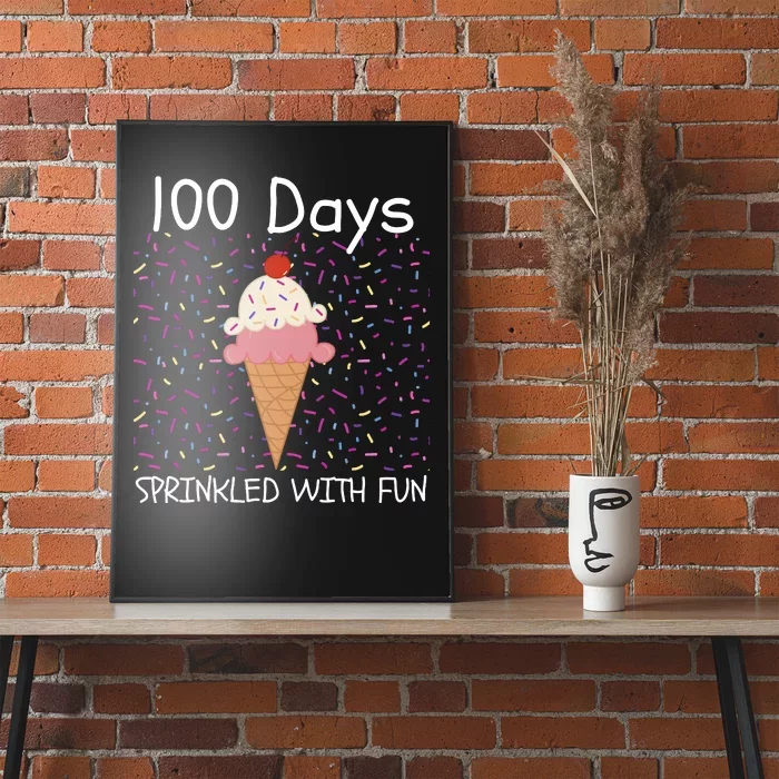 100 Days Sprinkled With Fun 100th Day Of School 100 Days Of School 100 Days Poster