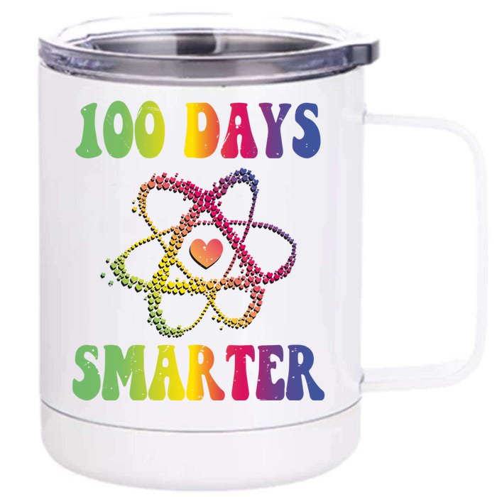 100 Days Smarter Meaningful Gift Front & Back 12oz Stainless Steel Tumbler Cup