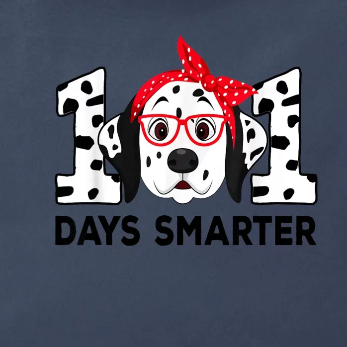 101 Days Smarter 101st Day School Dalmatian Dog Teacher Zip Tote Bag