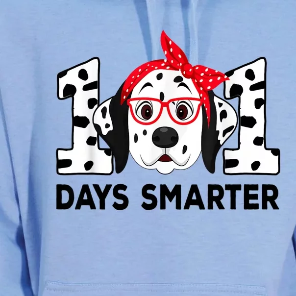 101 Days Smarter 101st Day School Dalmatian Dog Teacher Unisex Surf Hoodie