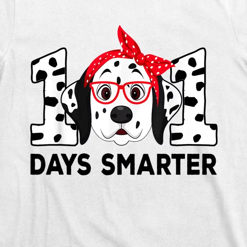 101 Days Smarter 101st Day School Dalmatian Dog Teacher T-Shirt