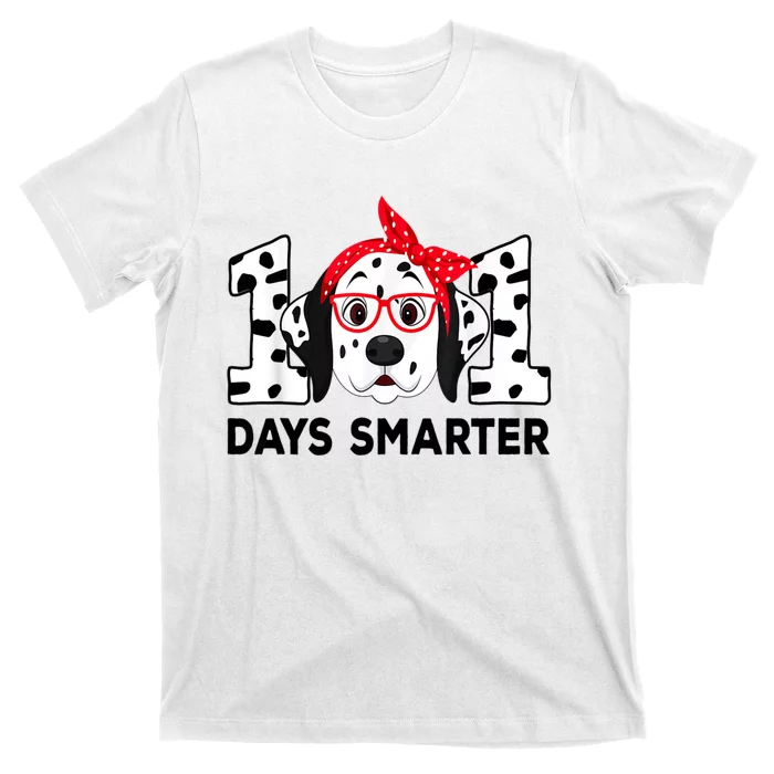 101 Days Smarter 101st Day School Dalmatian Dog Teacher T-Shirt