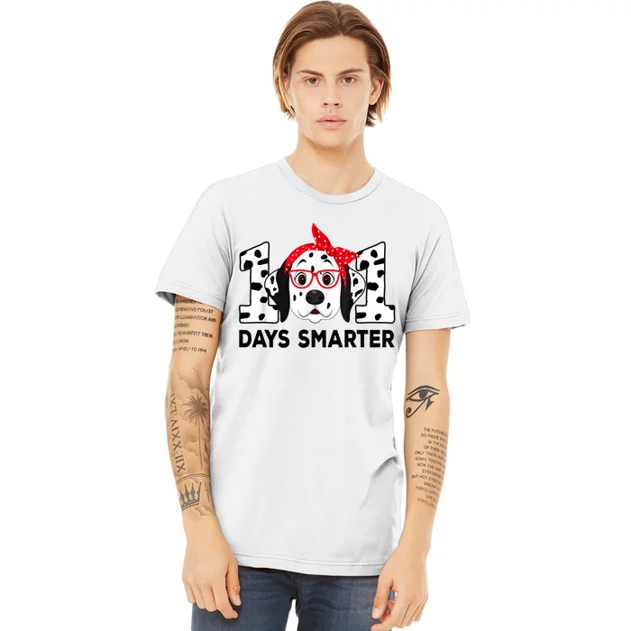 101 Days Smarter 101st Day School Dalmatian Dog Teacher Premium T-Shirt