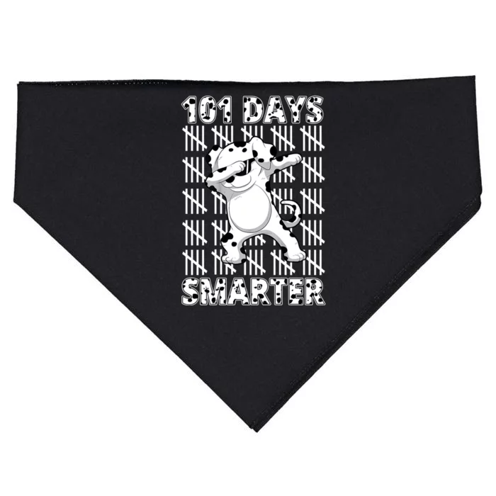 101 Days Smarter Dabbing Dalmatian Dog USA-Made Doggie Bandana