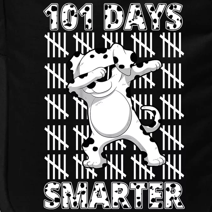 101 Days Smarter Dabbing Dalmatian Dog Impact Tech Backpack