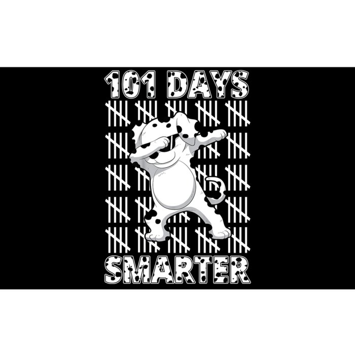 101 Days Smarter Dabbing Dalmatian Dog Bumper Sticker