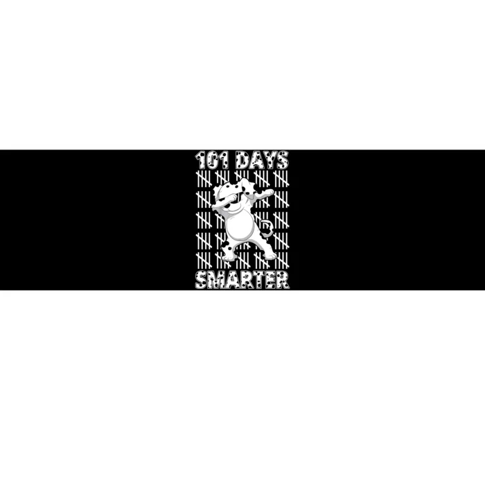 101 Days Smarter Dabbing Dalmatian Dog Bumper Sticker