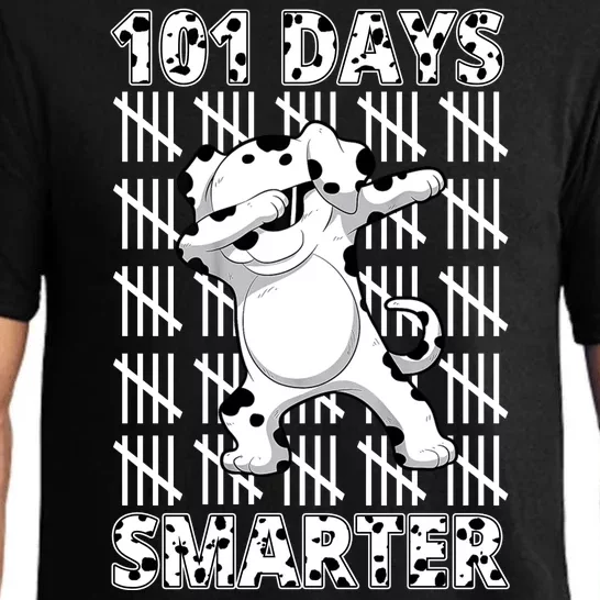 101 Days Smarter Dabbing Dalmatian Dog Pajama Set