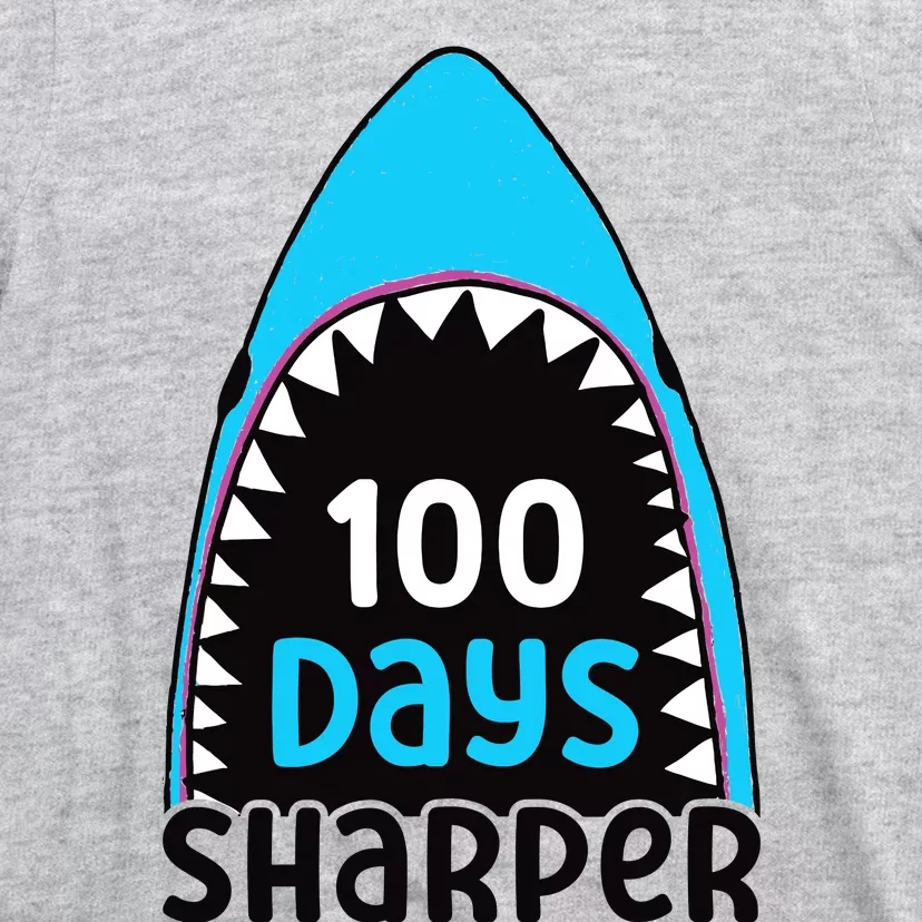 100 Days Sharper Boy Shark 100th Day Of School T-Shirt