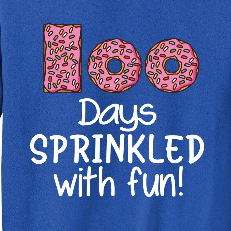 100 Days Sprinkled Fun Donuts 100th Day Of School Gift Sweatshirt