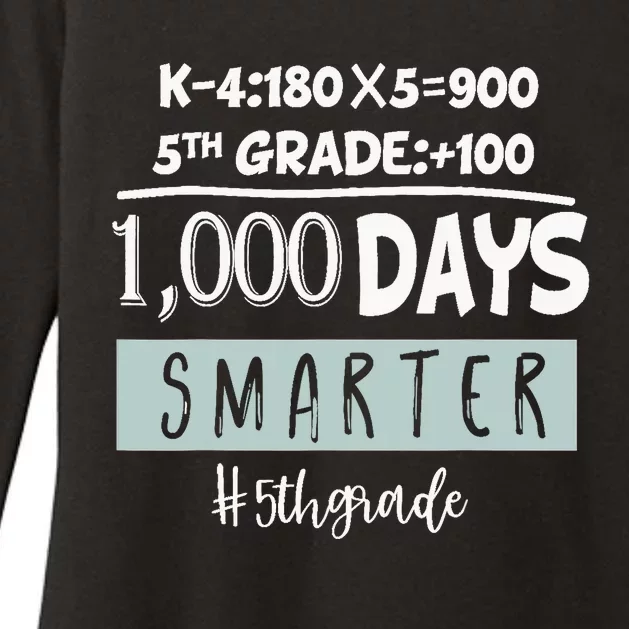 1000 days smarter - Fifth Grade Student Teacher gift Womens CVC Long Sleeve Shirt