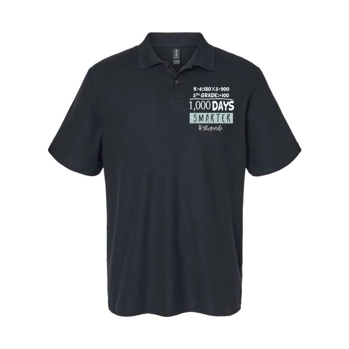 1000 days smarter - Fifth Grade Student Teacher gift Softstyle Adult Sport Polo