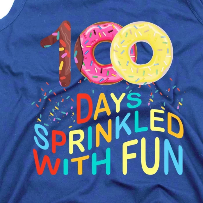 100 Days Sprinkled With Fun 100 Days Of School Kindergarten Great Gift Tank Top