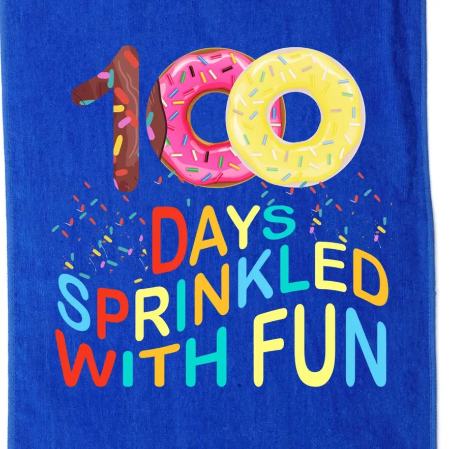 100 Days Sprinkled With Fun 100 Days Of School Kindergarten Great Gift Platinum Collection Golf Towel