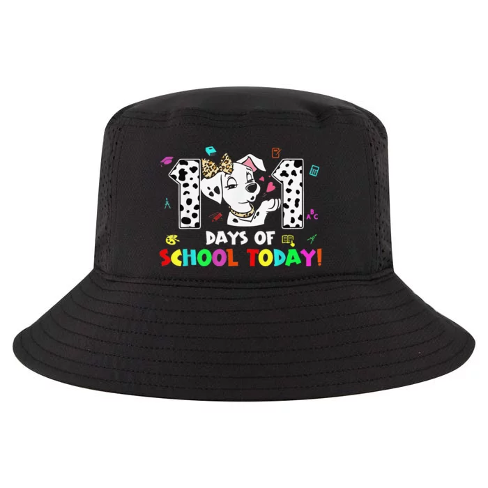 101 Days School Today 101 Days Smarter Dalmatian Lovers Cool Comfort Performance Bucket Hat