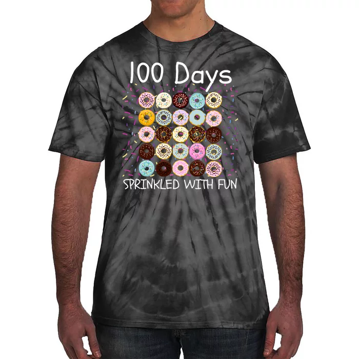 100 Days Sprinkled With Fun, 100th Day Of School, 100 Days Tie-Dye T-Shirt