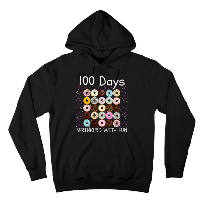 100 Days Sprinkled With Fun, 100th Day Of School, 100 Days Tall Hoodie