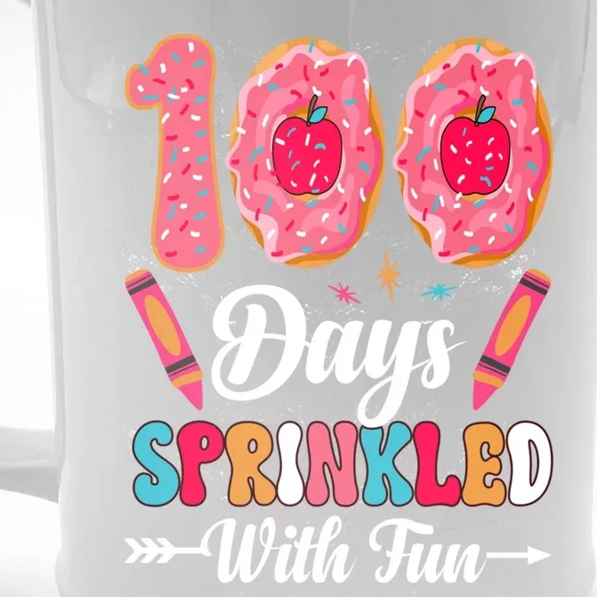 100 Days Sprinkled With Fun 100th Day Of School Gift Front & Back Beer Stein