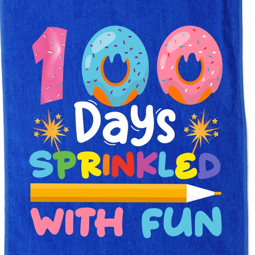 100 Days Sprinkled With Fun 100th Day Of School Teacher Gift Platinum Collection Golf Towel