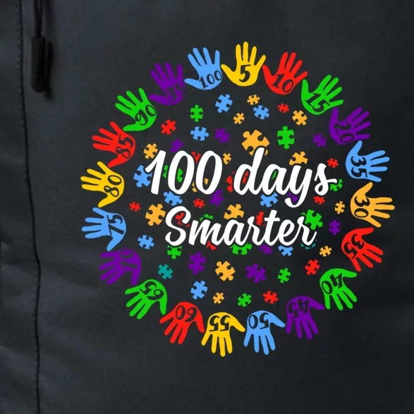 100 Day Smarter Hands 100 Days Of School Autism Teachers Gift Daily Commute Backpack