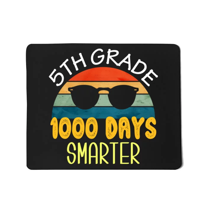 1000 Days Smarter Fifth 5th Grade Teacher Student Of School Mousepad