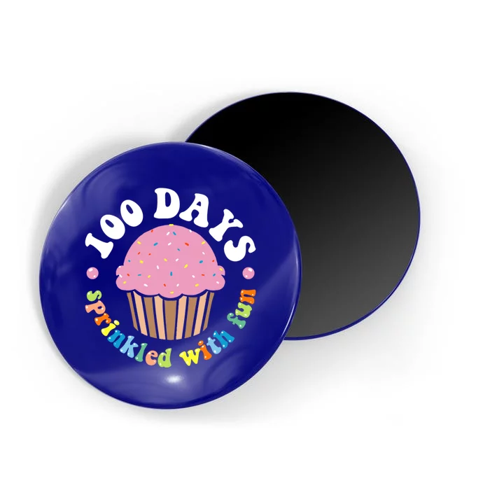 100 Days Sprinkled With Fun Cupcake 100th Day Of School Cute Gift Magnet