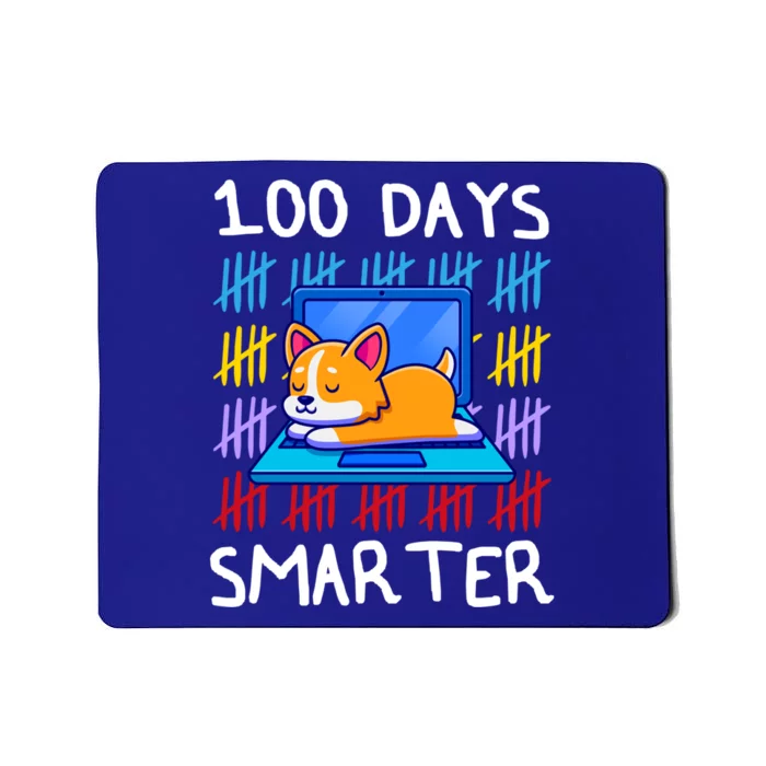 100 Day Smarter Gift 100 Day Of School Doggy Lovers Gift Great Gift Mousepad