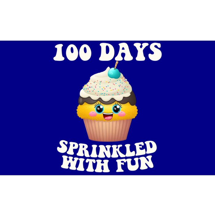 100 Days Sprinkled With Fun Cupcake 100th Day Of School Gift Bumper Sticker