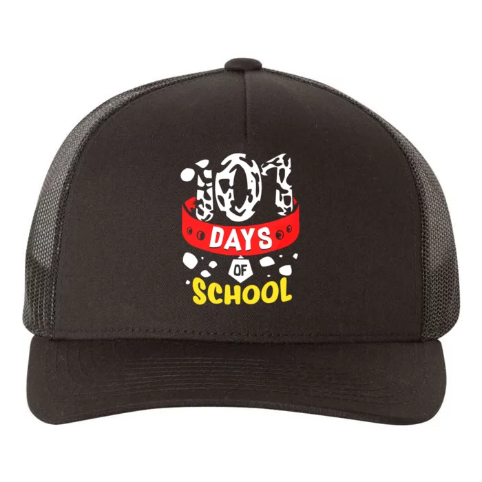 101 Days School Dalmatian Dog Yupoong Adult 5-Panel Trucker Hat