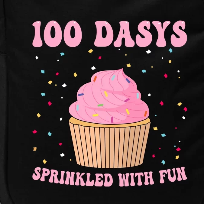 100 Days Sprinkled With Fun Cupcake 100th Day Of School Gift Impact Tech Backpack