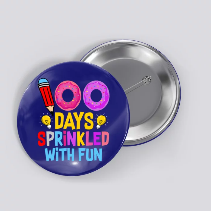 100 Days Sprinkled With Fun Cupcake 100th Day Teachers Meaningful Gift Button