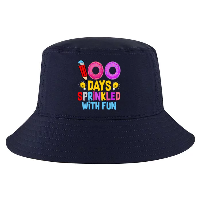 100 Days Sprinkled With Fun Cupcake 100th Day Teachers Meaningful Gift Cool Comfort Performance Bucket Hat