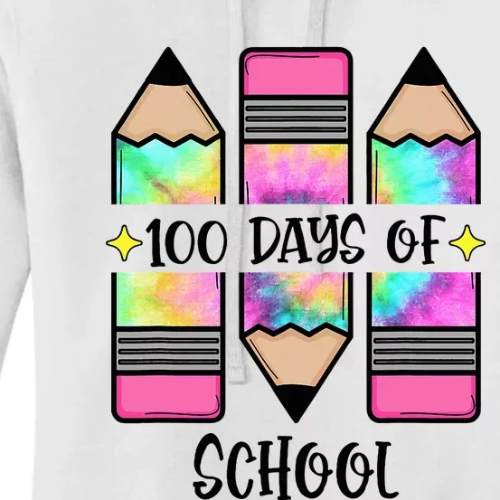 100th Day Student Cute 100 Women's Pullover Hoodie