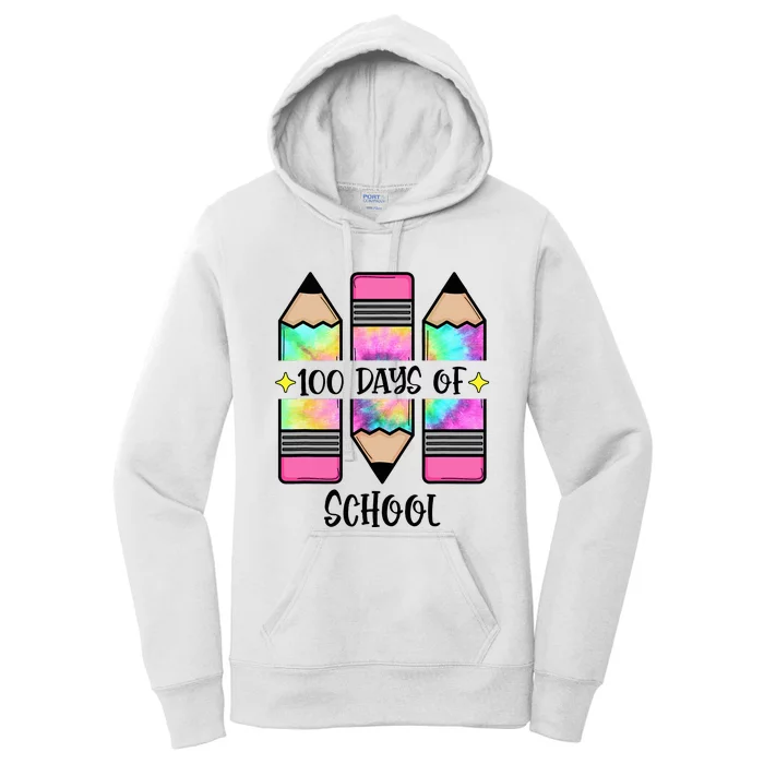 100th Day Student Cute 100 Women's Pullover Hoodie