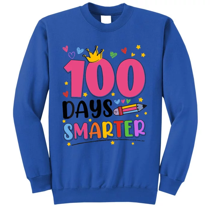 100 Days Smarter 100th Day Of School Tall Sweatshirt