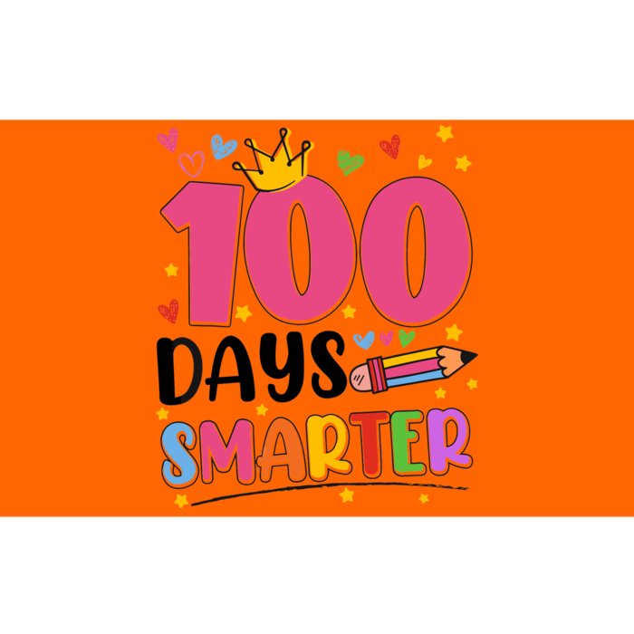 100 Days Smarter 100th Day Of School Bumper Sticker