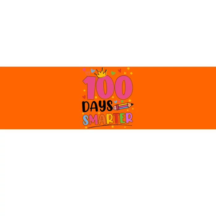 100 Days Smarter 100th Day Of School Bumper Sticker