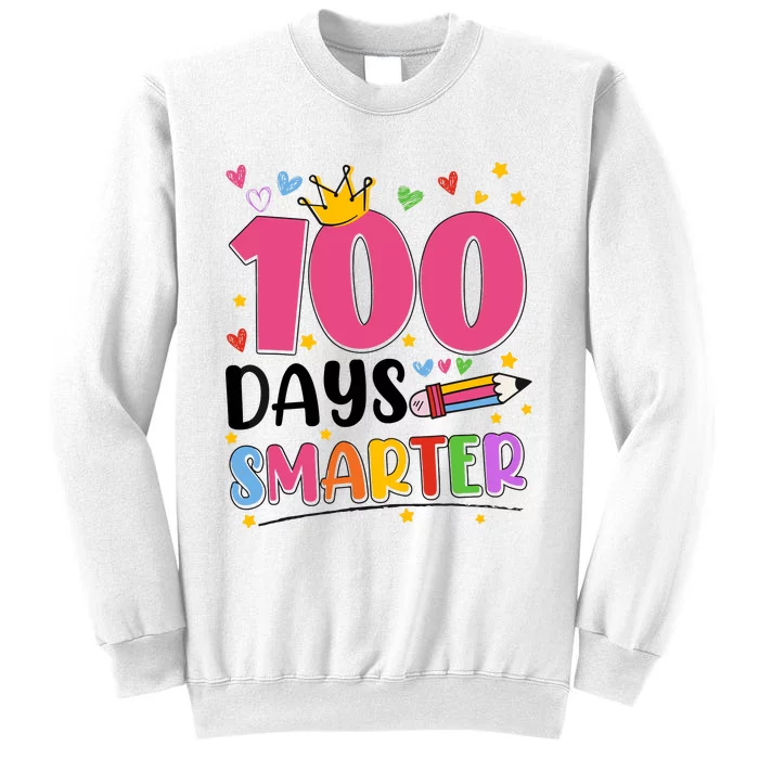 100 Days Smarter 100th Day Of School Sweatshirt