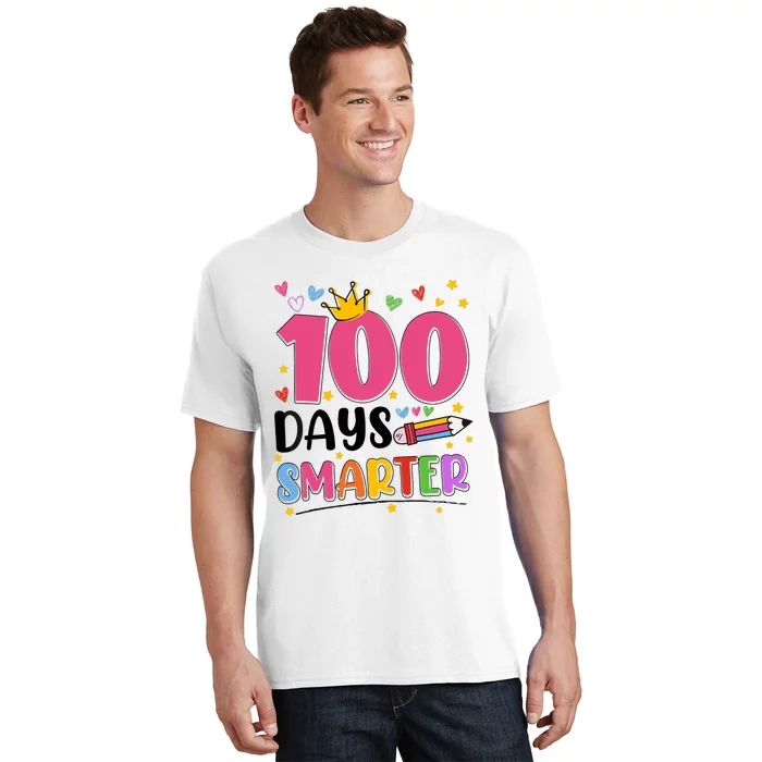 100 Days Smarter 100th Day Of School T-Shirt