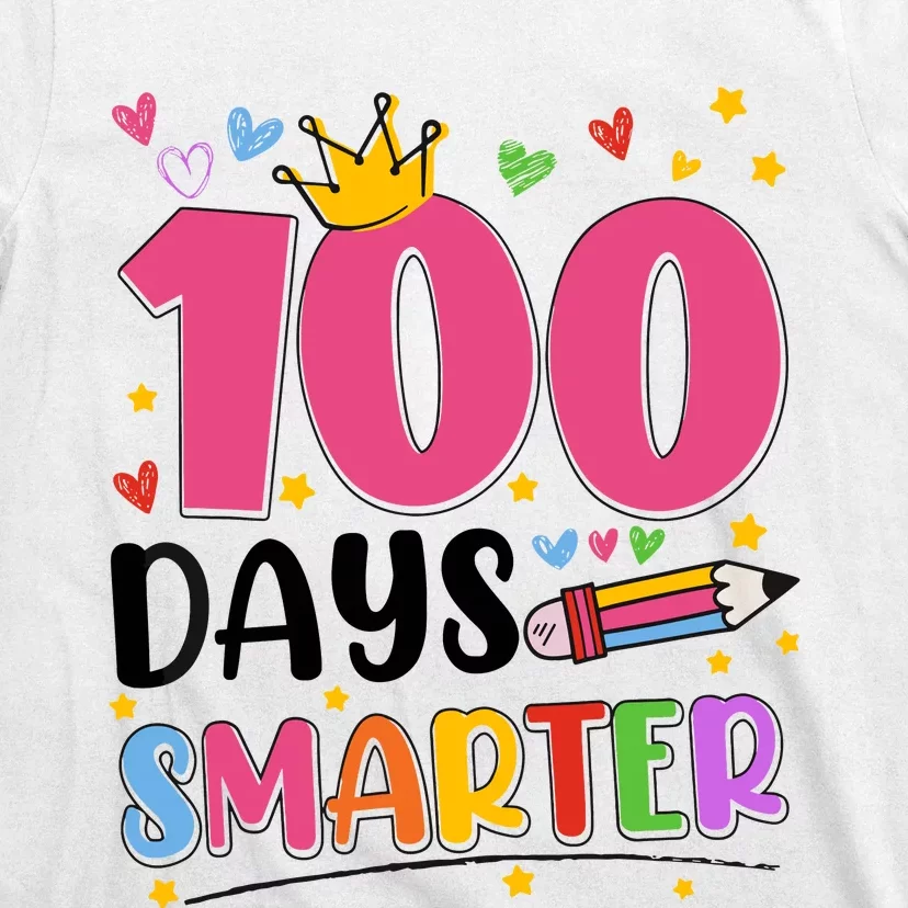 100 Days Smarter 100th Day Of School T-Shirt