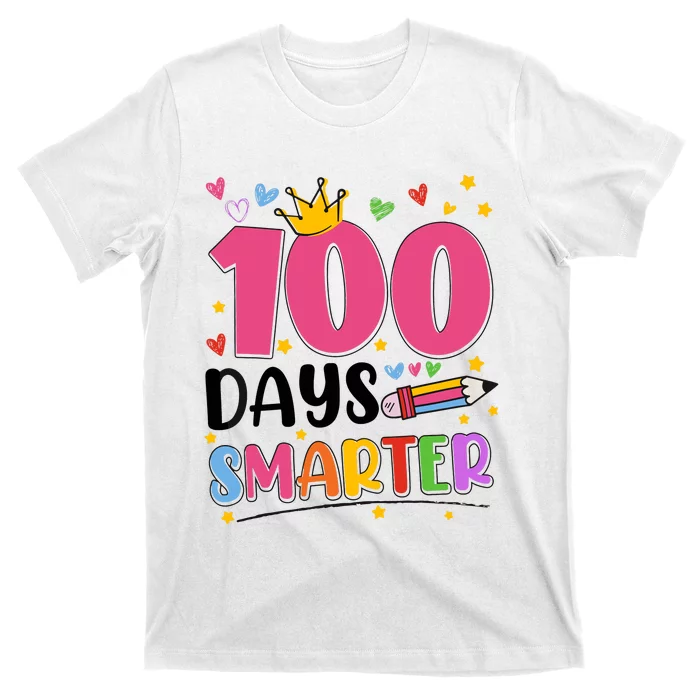 100 Days Smarter 100th Day Of School T-Shirt