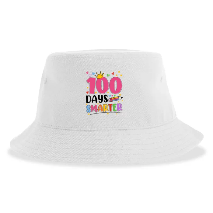 100 Days Smarter 100th Day Of School Sustainable Bucket Hat