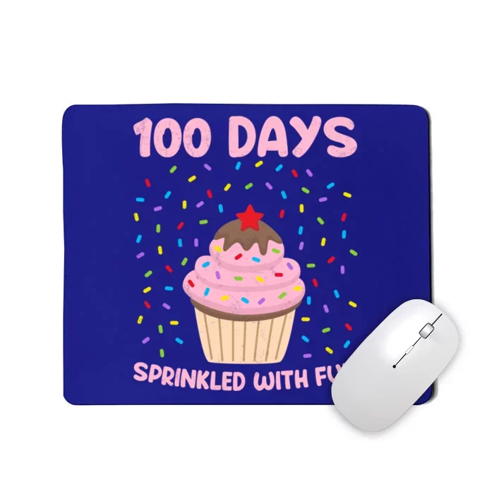 100 Days Sprinkled With Fun Cupcake 100th Day Of School Great Gift Mousepad