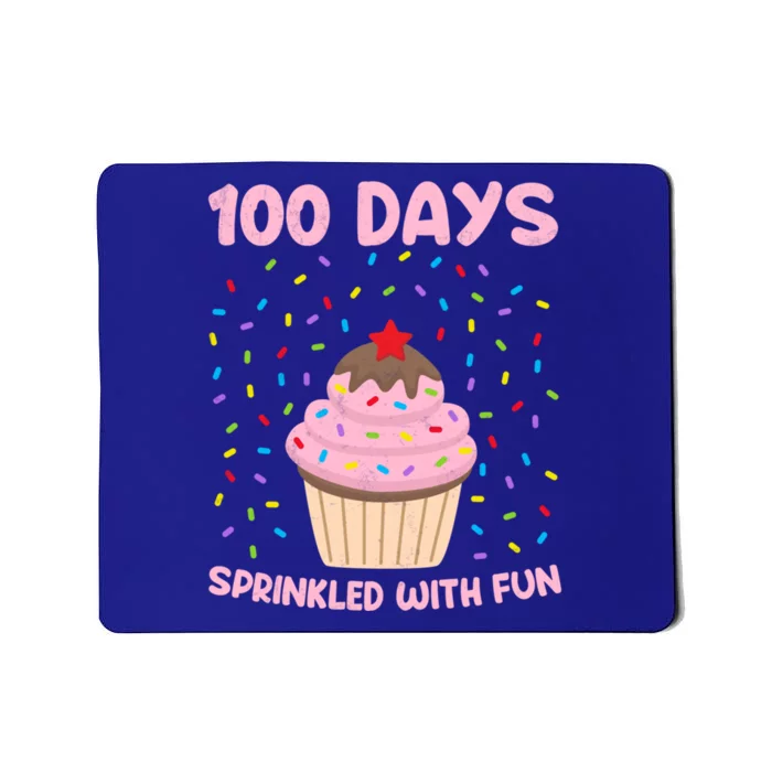 100 Days Sprinkled With Fun Cupcake 100th Day Of School Great Gift Mousepad