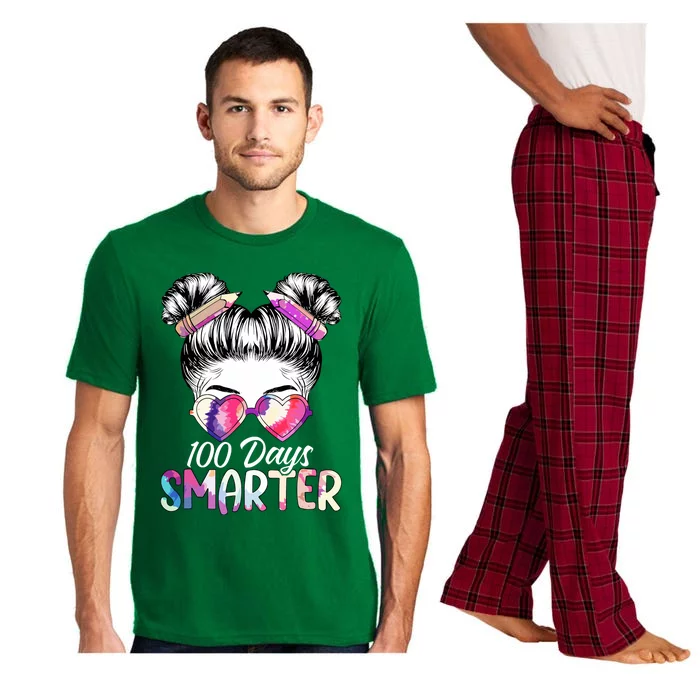 100 Days Smarter Messy Bun Pajama Set