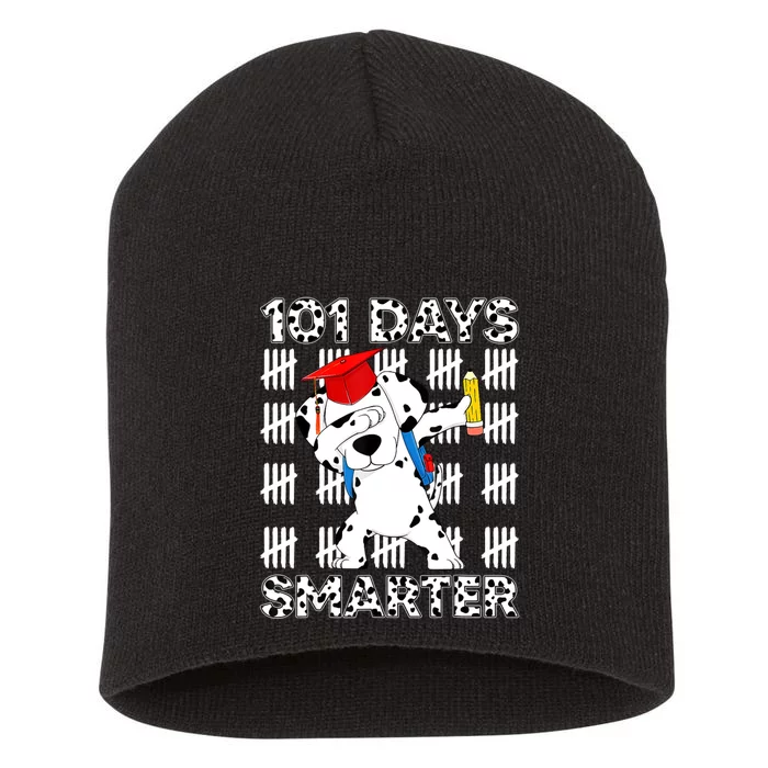 101 Days Smarter Dalmatian Dog Short Acrylic Beanie