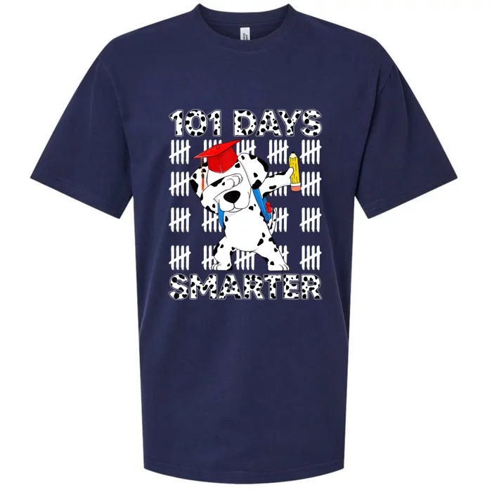 101 Days Smarter Dalmatian Dog Sueded Cloud Jersey T-Shirt