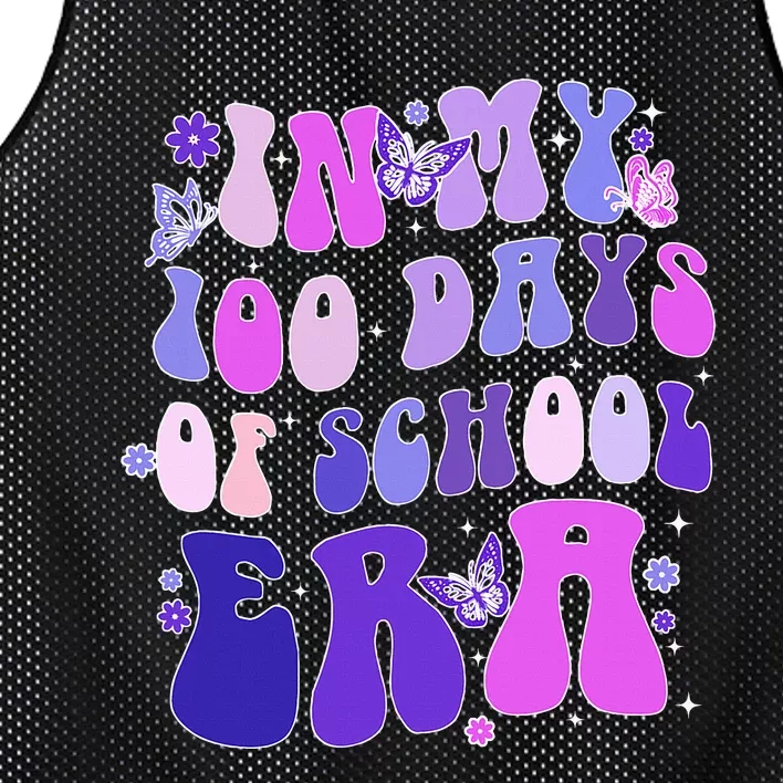 100th Day Teacher Girl In My 100 Days Of School Era Mesh Reversible Basketball Jersey Tank