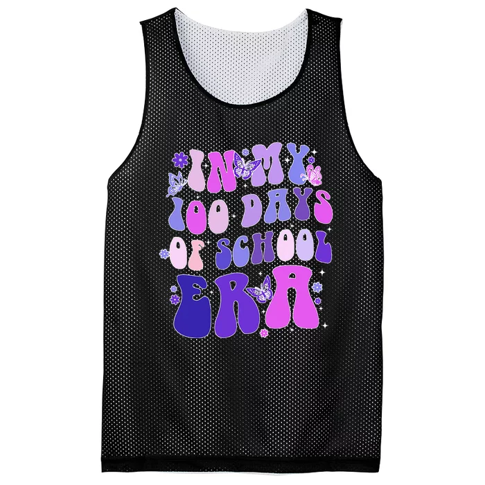 100th Day Teacher Girl In My 100 Days Of School Era Mesh Reversible Basketball Jersey Tank