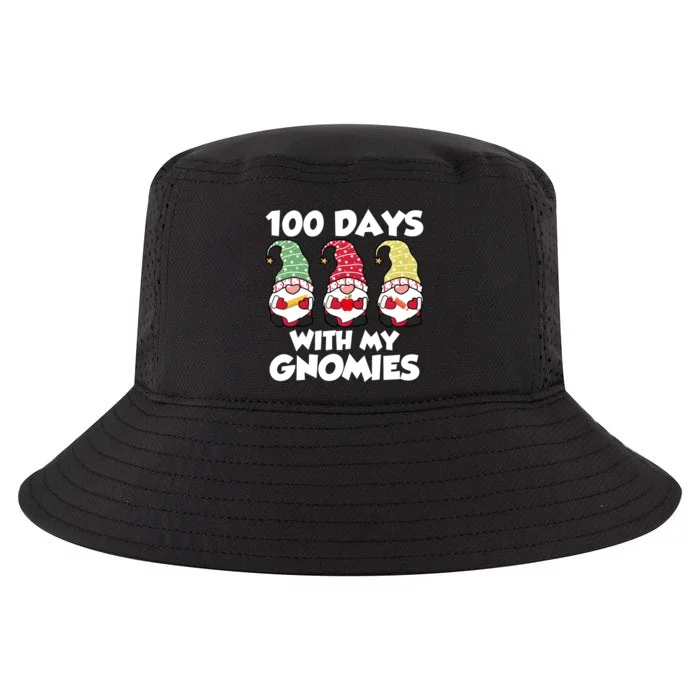 100 Days With My Gnomies Funny 100 Days Of School Cool Comfort Performance Bucket Hat